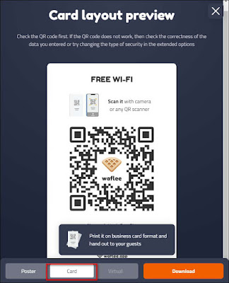 讓iPhone、Android手機用戶掃描『WiFi QR Code』直接登入『WiFi』無線網路。祝店家網速暢通、生意興隆。