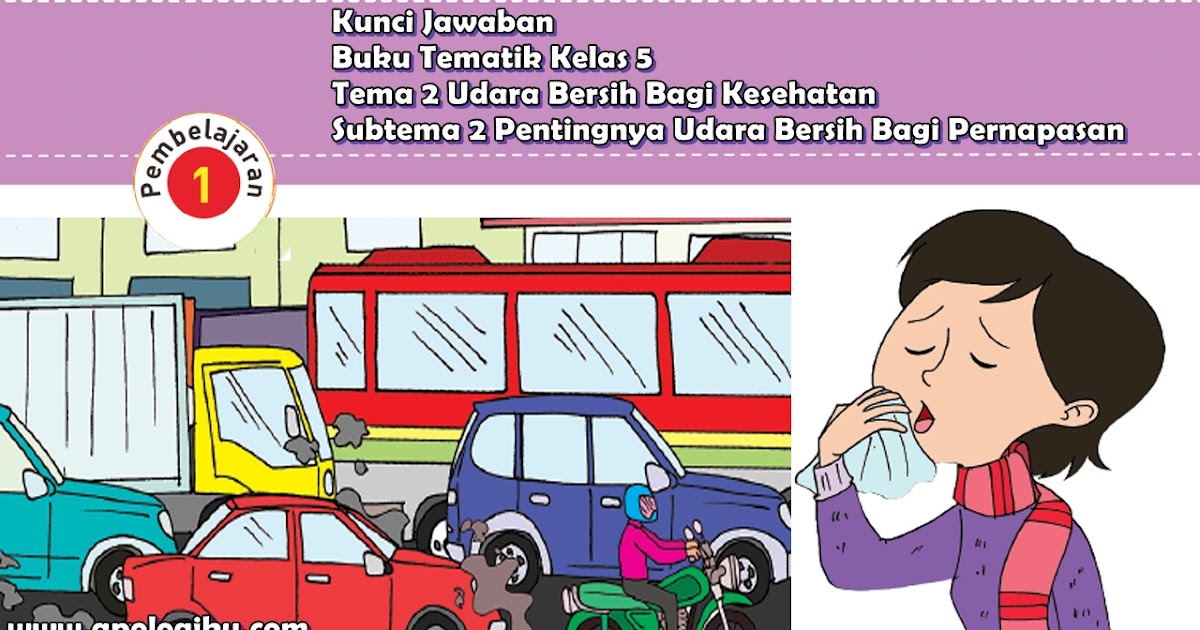 Kunci Jawaban Buku Tema 2 Kelas 5 Subtema 2 Pembelajaran 1