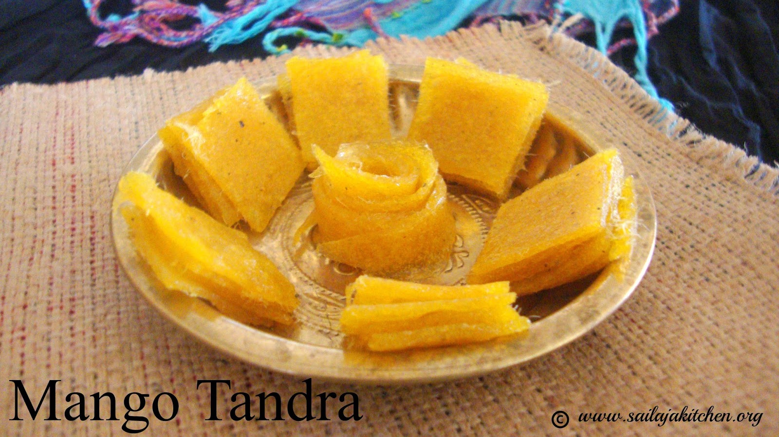 Sailaja Kitchen...A site for all food lovers! Mamidi Tandra Recipe