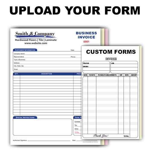 Custom Business Invoice Forms - Invoice Template