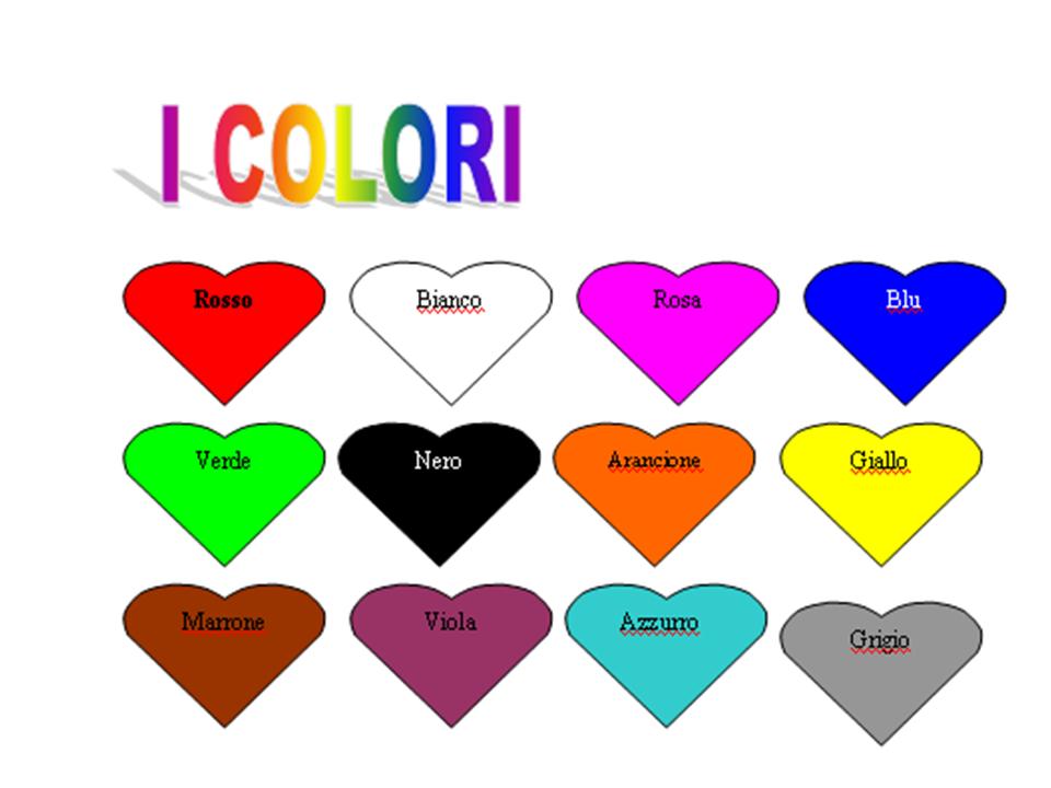 I COLORI I COLORI