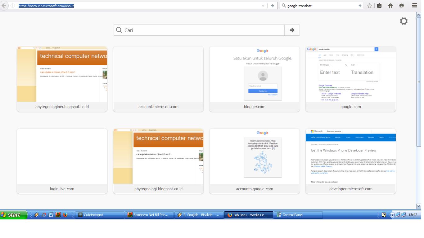 cara membuat akun microsoft untuk windows phone