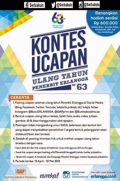 Kontes Ucapan Ulang Tahun Erlangga