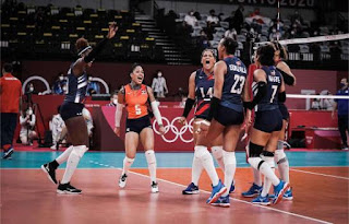 Estados Unidos se impone a las Reinas del Caribe y avanza a la semifinal de los Juegos de Tokio