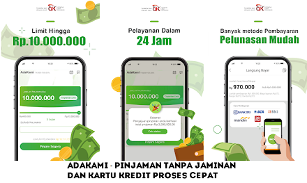 AdaKami - Pinjaman Tanpa Jaminan dan Kartu Kredit Proses Cepat AdaKami - Pinjaman Tanpa Jaminan dan Kartu Kredit Proses Cepat