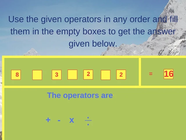 Math Operator Equation Brain Teaser-4