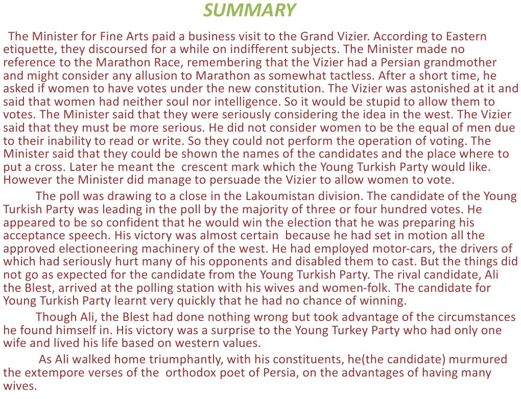 A Young Turkish Catastrophe Plus Two