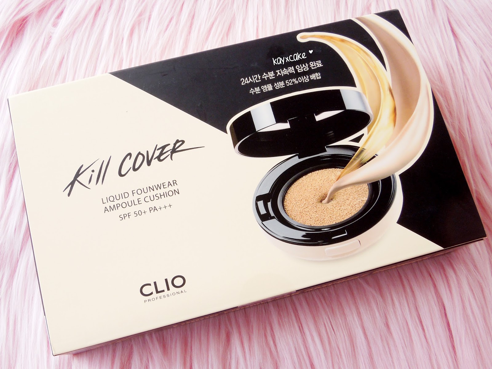 Kay Cake Beauty CLIO Kill Cover Liquid Founwear Cushion ♡ 03 Linen