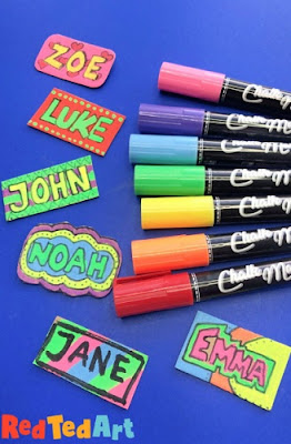Back-to-School Name Tags