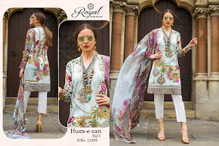 Royal Designer Husn E Zan vol 1 Cambric Pakistani Suits
