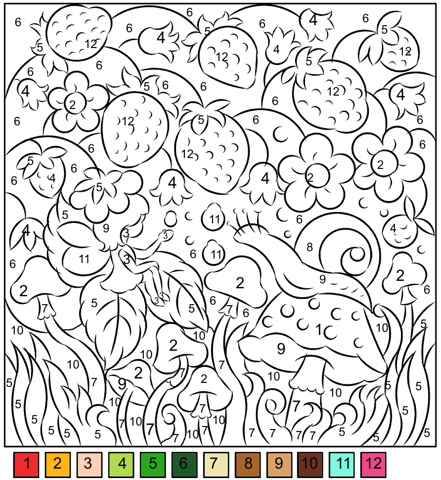 Nicole's Free Coloring Pages: COLOR BY NUMBER!  Adult color by number,  Coloring pages, Mandala coloring pages