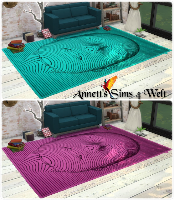 Annett's Sims 4 Welt: Designer Rugs