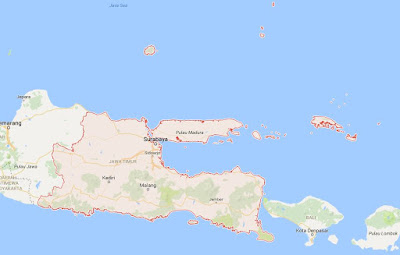 Peta Wilayah Provinsi Jawa Timur
