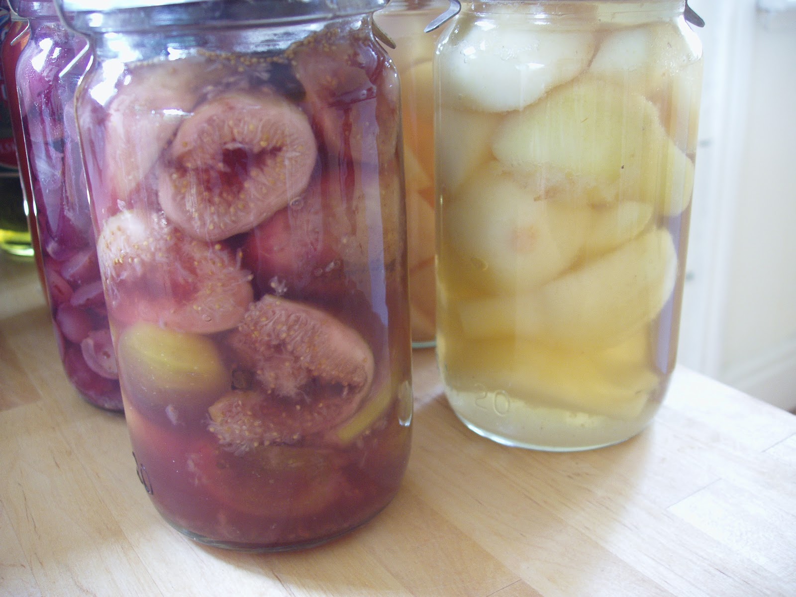 Melbourne Seasonal Eating Bottled Figs with Red Wine and Spices, and a