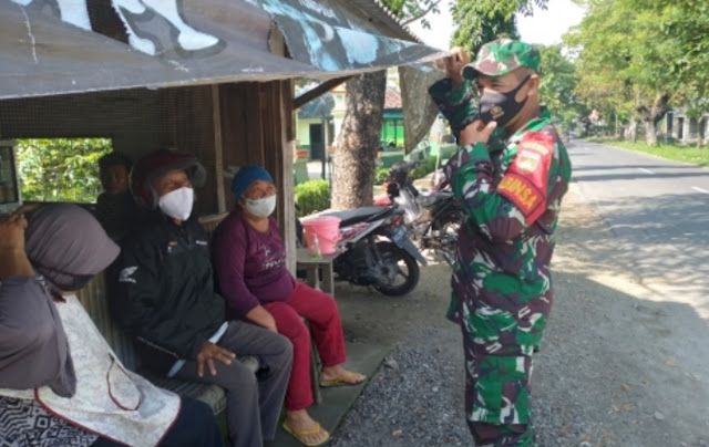 Babinsa Gringging : Curah Hujan Tinggi, Waspada Penularan Penyakit DBD