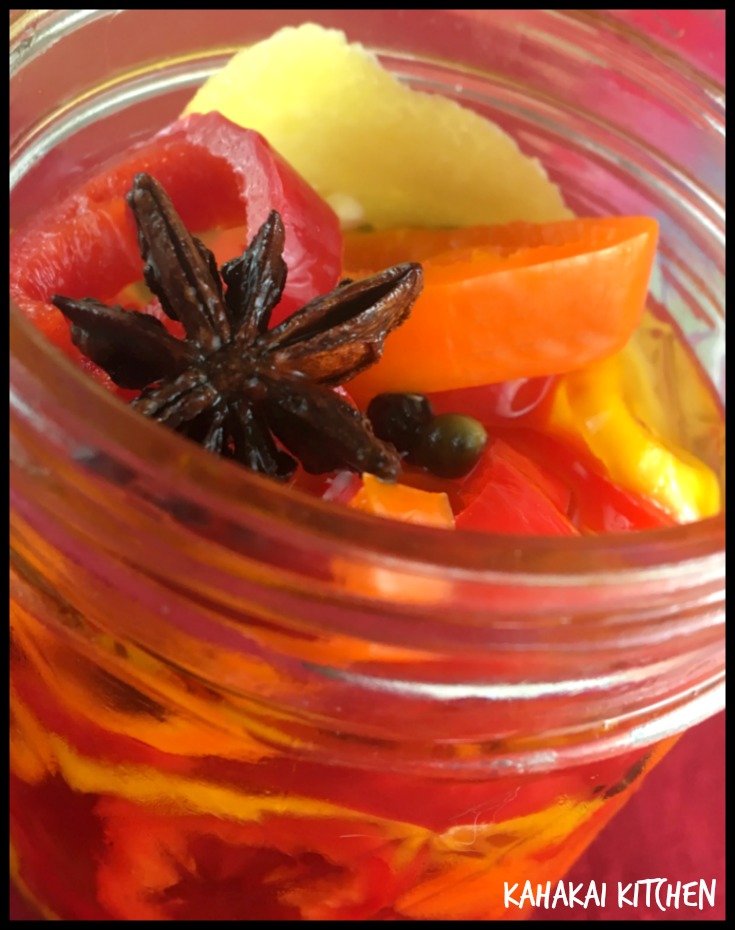 Kahakai Kitchen Pickled Sweet Peppers & Pickle Juice Gravy with Biscuits for Cook the Books