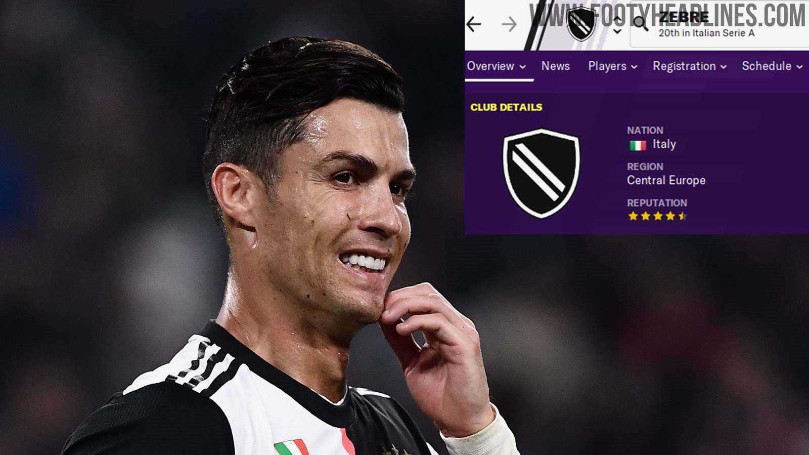 J̶u̶v̶e̶ ̶P̶i̶e̶m̶o̶n̶t̶e̶ ̶C̶a̶l̶c̶i̶o̶ Juventus To Be Called "Zebre" In Football Manager