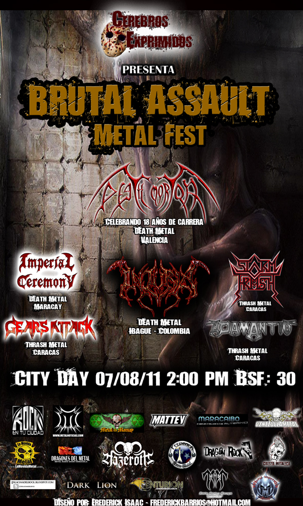 CEREBROS EXPRIMIDOS ESPECIAL BRUTAL ASSAULT METAL FEST