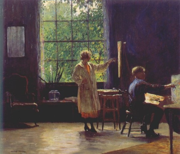 Daniel Garber 1880-1958 | American Impressionist painter Daniel Garber 1880-1958 | American Impressionist painter