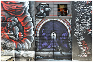 Graffiti w Lugano w Szwajcarii
