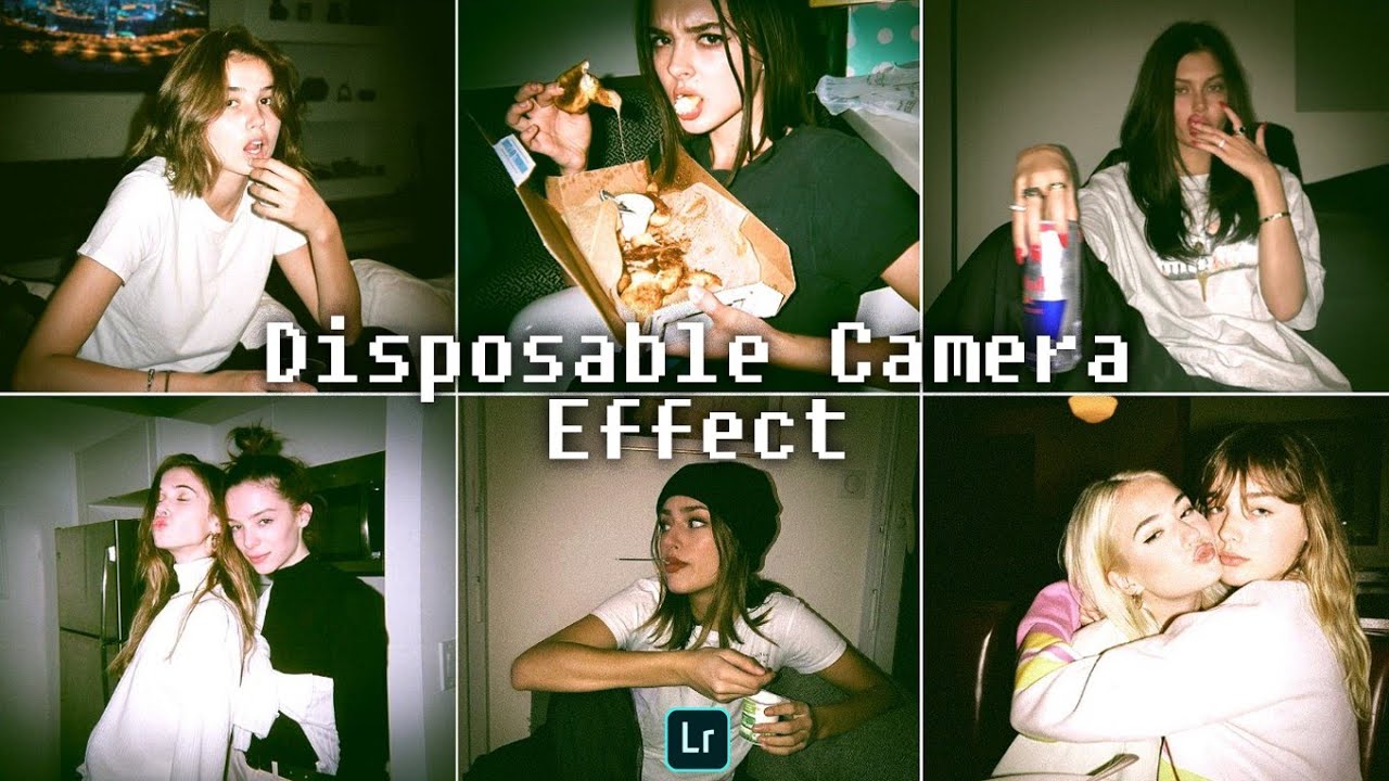 Disposable Camera Effect Lightroom Mobile Presets AR Editing