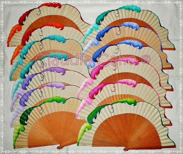 Abanicos para bodas y eventos Claudia Cano Abanicos para celebrar una