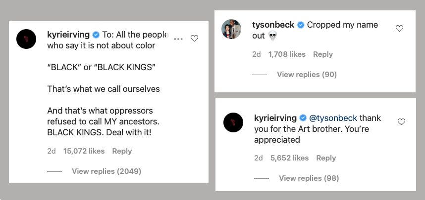 Kyrie Irving says BLACK KINGS BUILT THE LEAGUE, Kobe needs to be the new  NBA logo