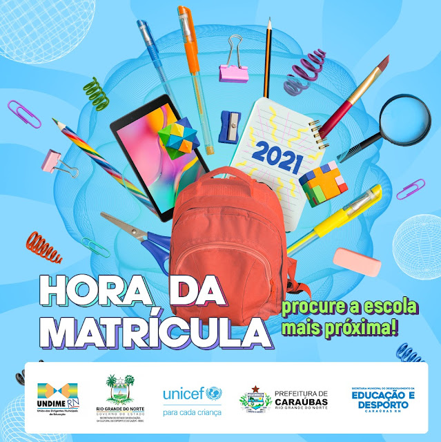 Secretaria de Educação de Caraúbas lança Campanha de matrículas 2021