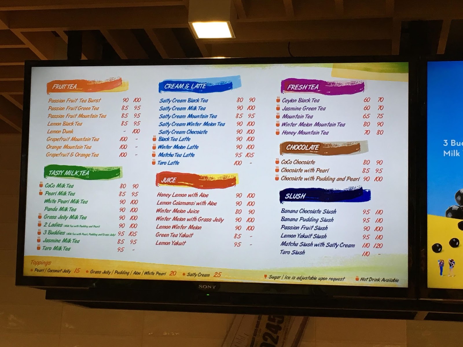 Coco Tea Menu Philippines