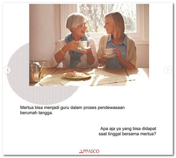 Mertua bisa menjadi guru dalam berumah tangga Mertua bisa menjadi guru dalam berumah tangga