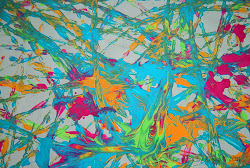 painting gun squirt abstract easy paint fun step tutorial squirts summer glue