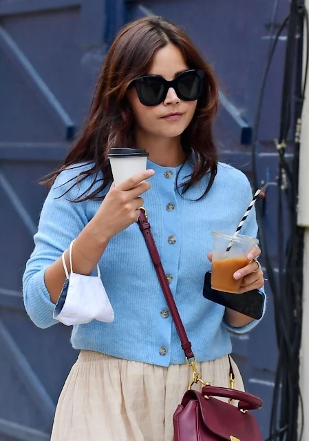 Jenna Coleman - Out in London
