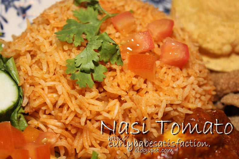 Curlybabe's Satisfaction: Nasi Tomato & Kurma Ayam Merah