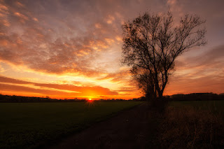 Naturfotografie Sonnenuntergang sundowner Hamm Beckum