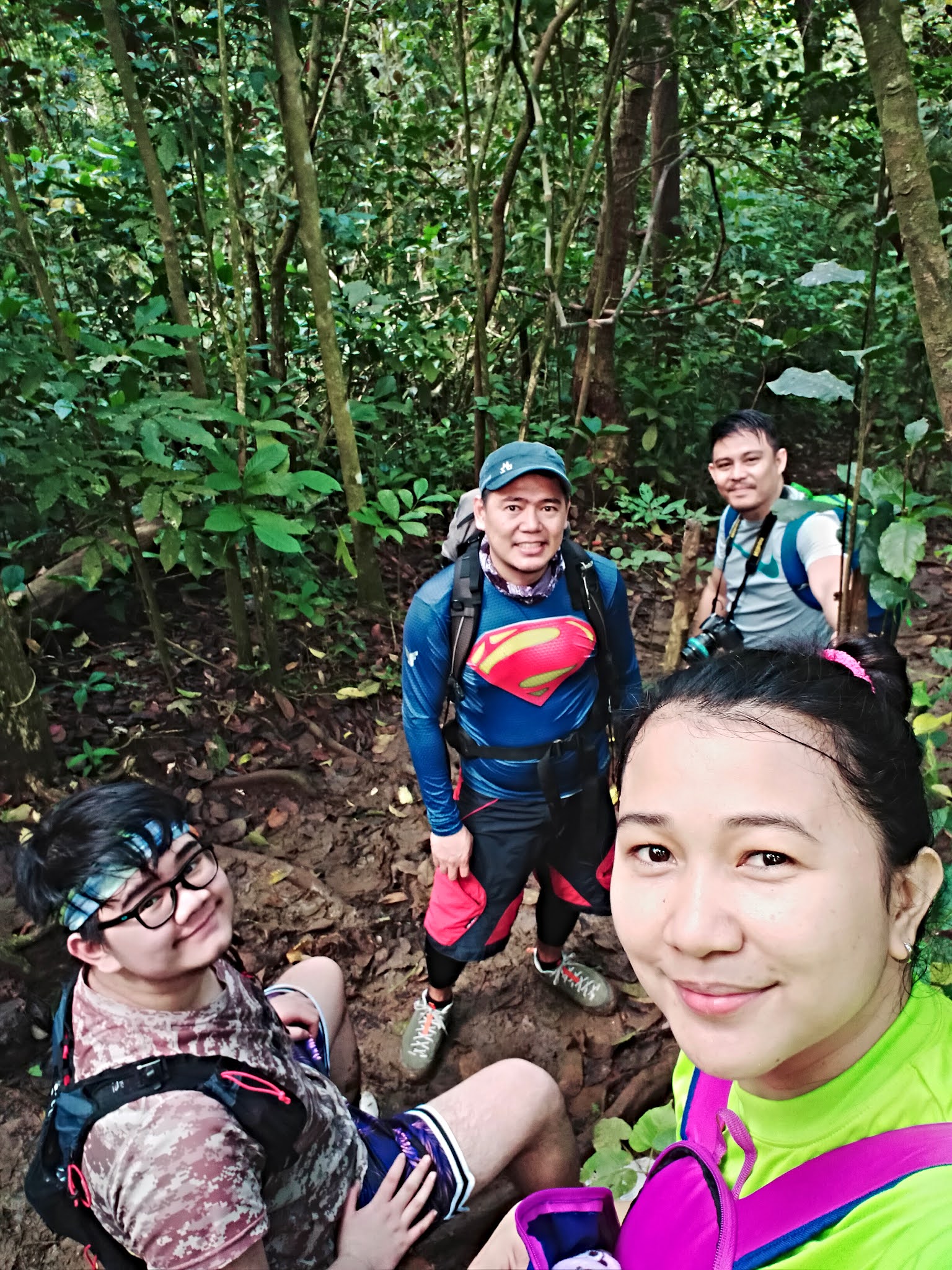 Team Nicerio with friends hike Mt. Manabu