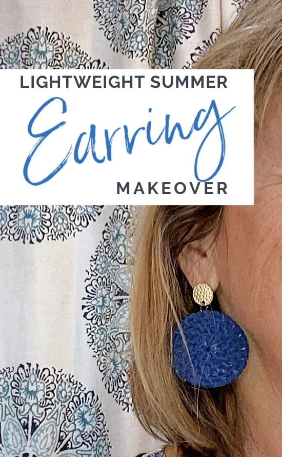 earring on ear with overlay