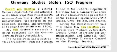 Nieuwsbrief Department of State 1966