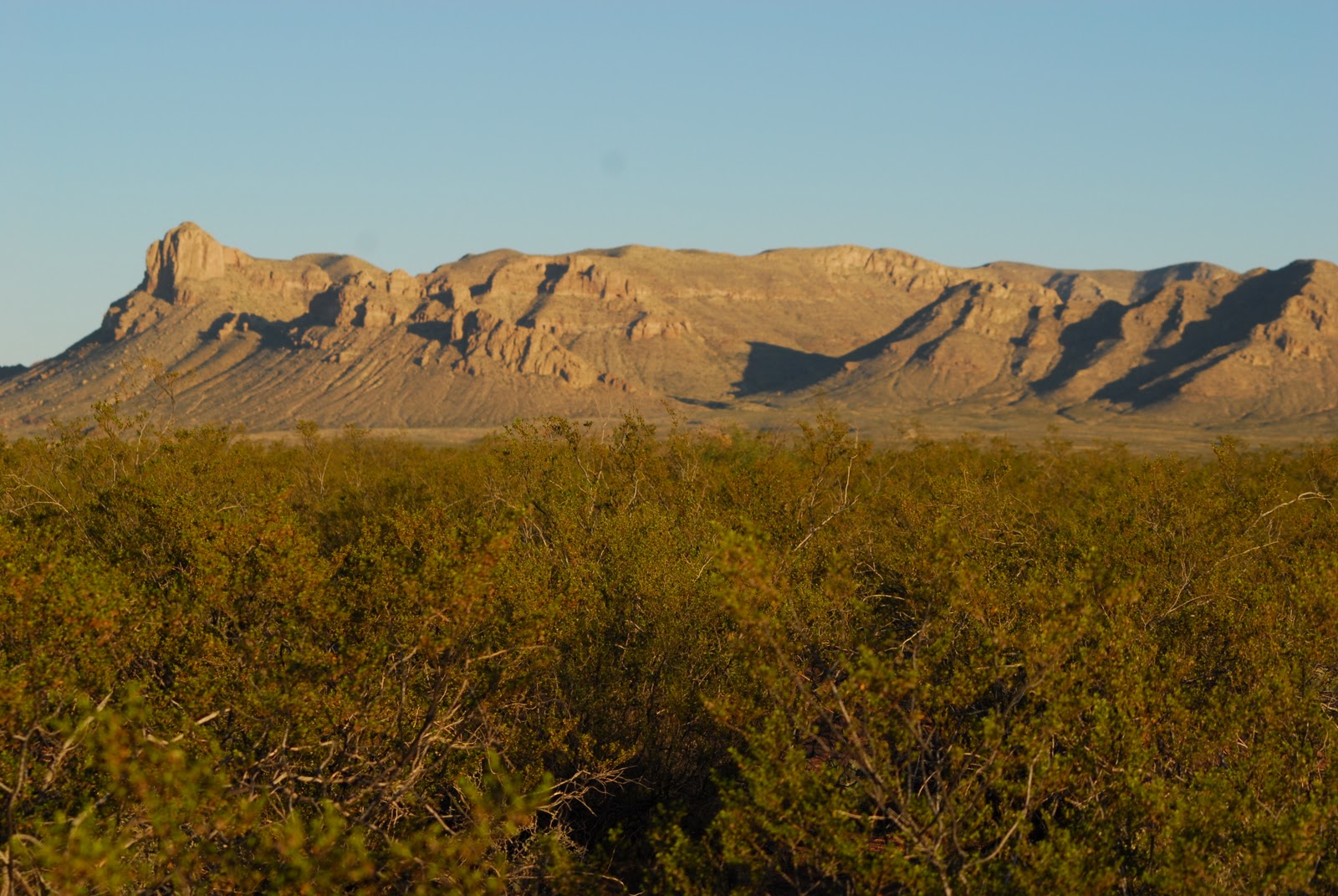 Texas Mountain Trail Daily Photo The View from I10 Van Horn's Six