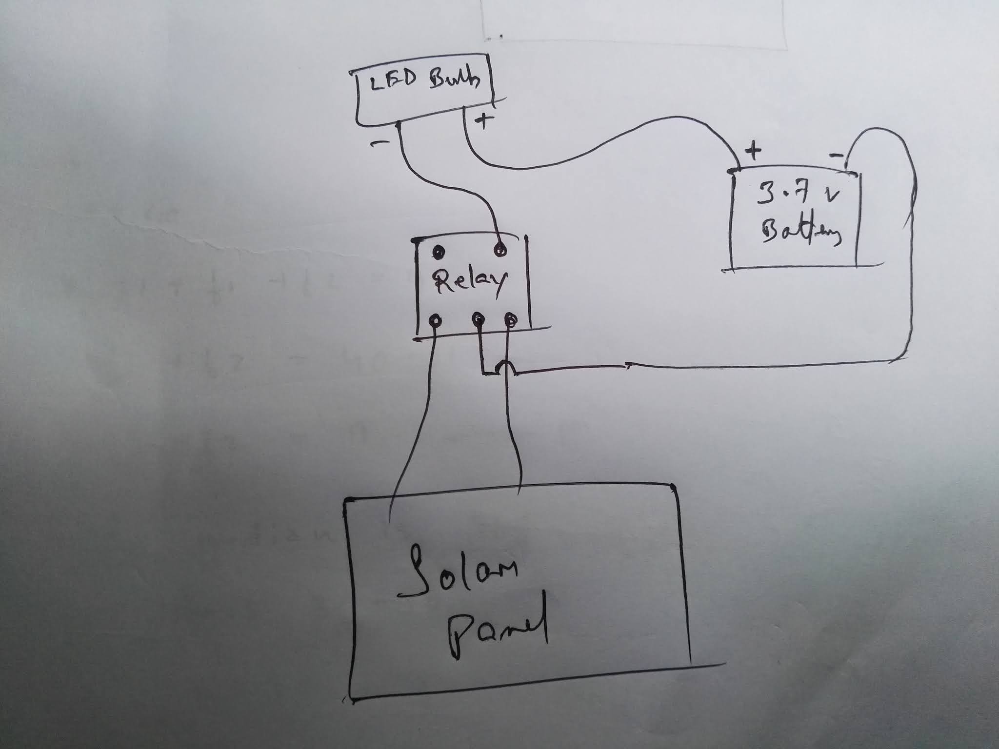 Automatic street light diagram