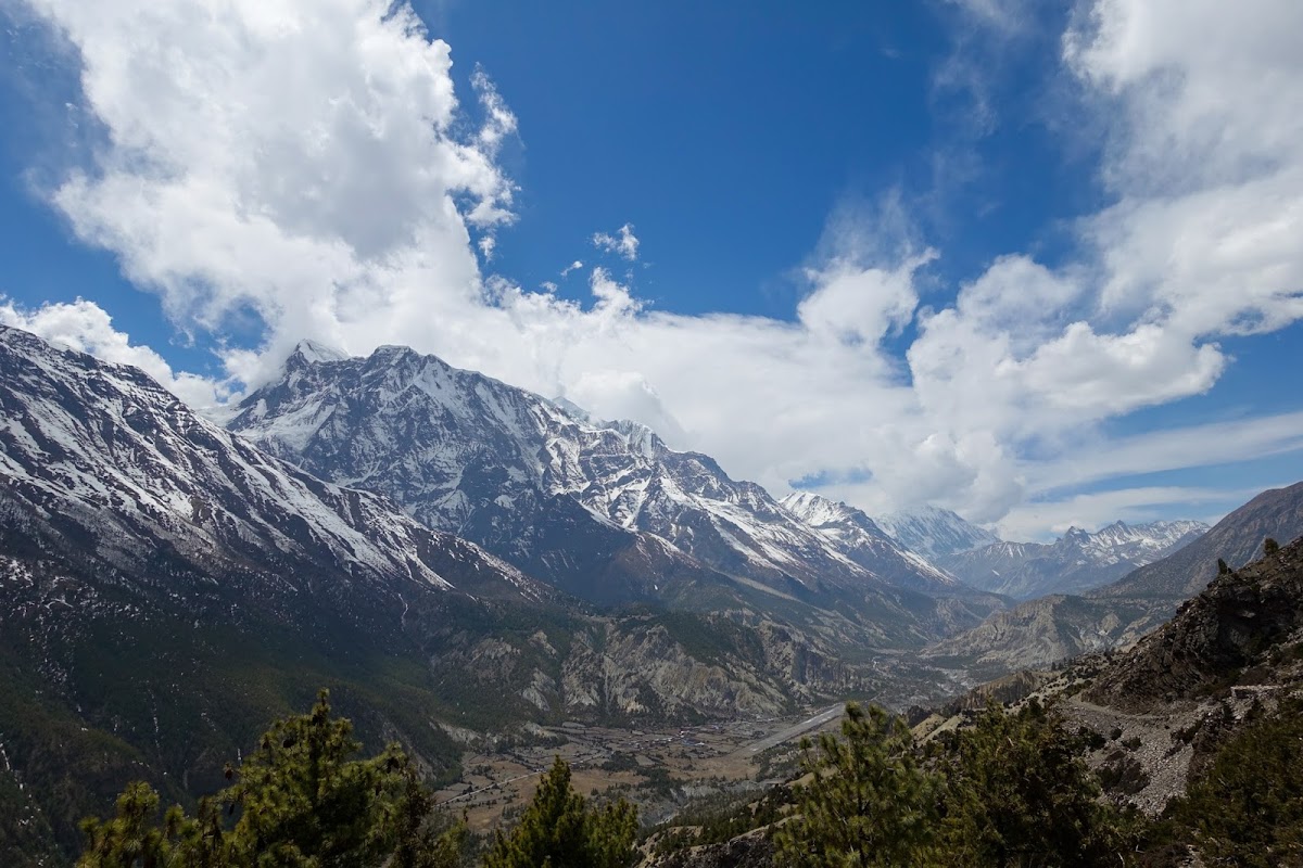 200км по красно-белым черточкам.. Around Annapurna. март-апрель 2017