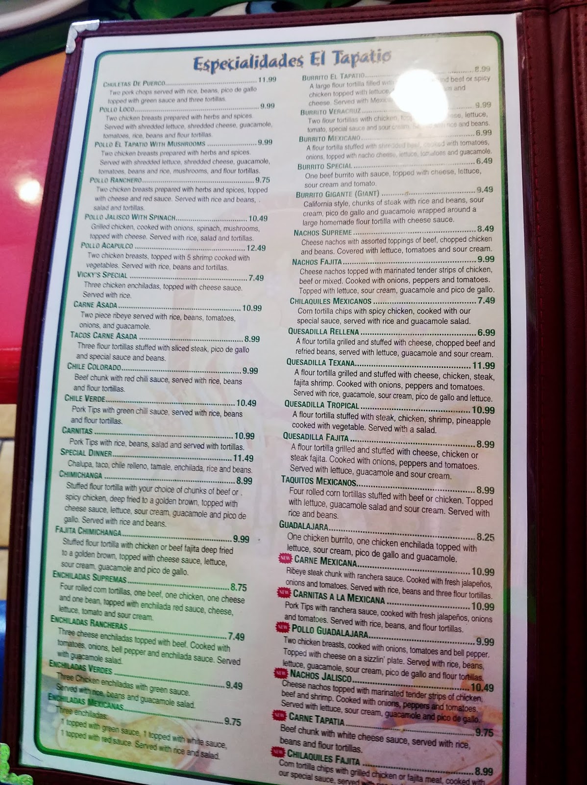 El Tapatio (my FAVORITE Mexican Restaurant) Ardmore, OK Southern