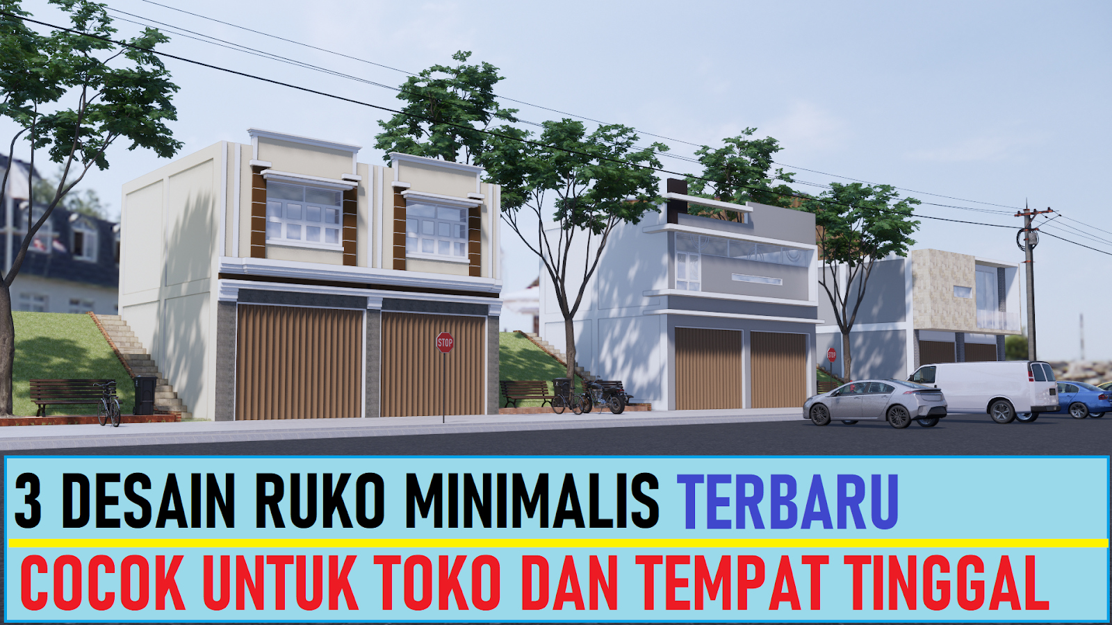 3 Desain Ruko Minimalis Untuk Toko Dan Tempat Tinggal Desain Rumah Minimalis