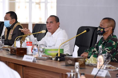 Gubernur Sumatera Utara Ambil Langkah Penanganan Terpadu Covid-19 Khusus Mebidang