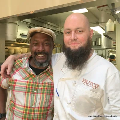 bar manager LaMont Reed with owner David King at Hutch Bar & Kitchen in Oakland, California