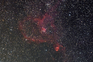 Astrofotografie Herznebel IC1805
