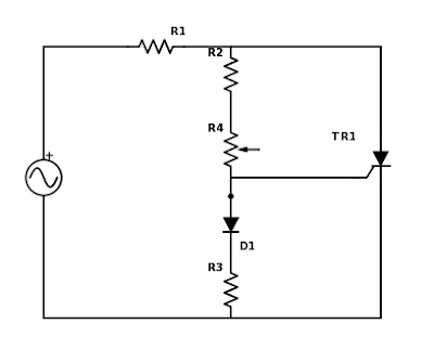 Resistor switching of an SCR