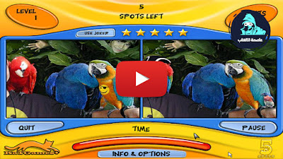 تحميل لعبة الاختلافات الخمسة 5 Spots يوتيوب