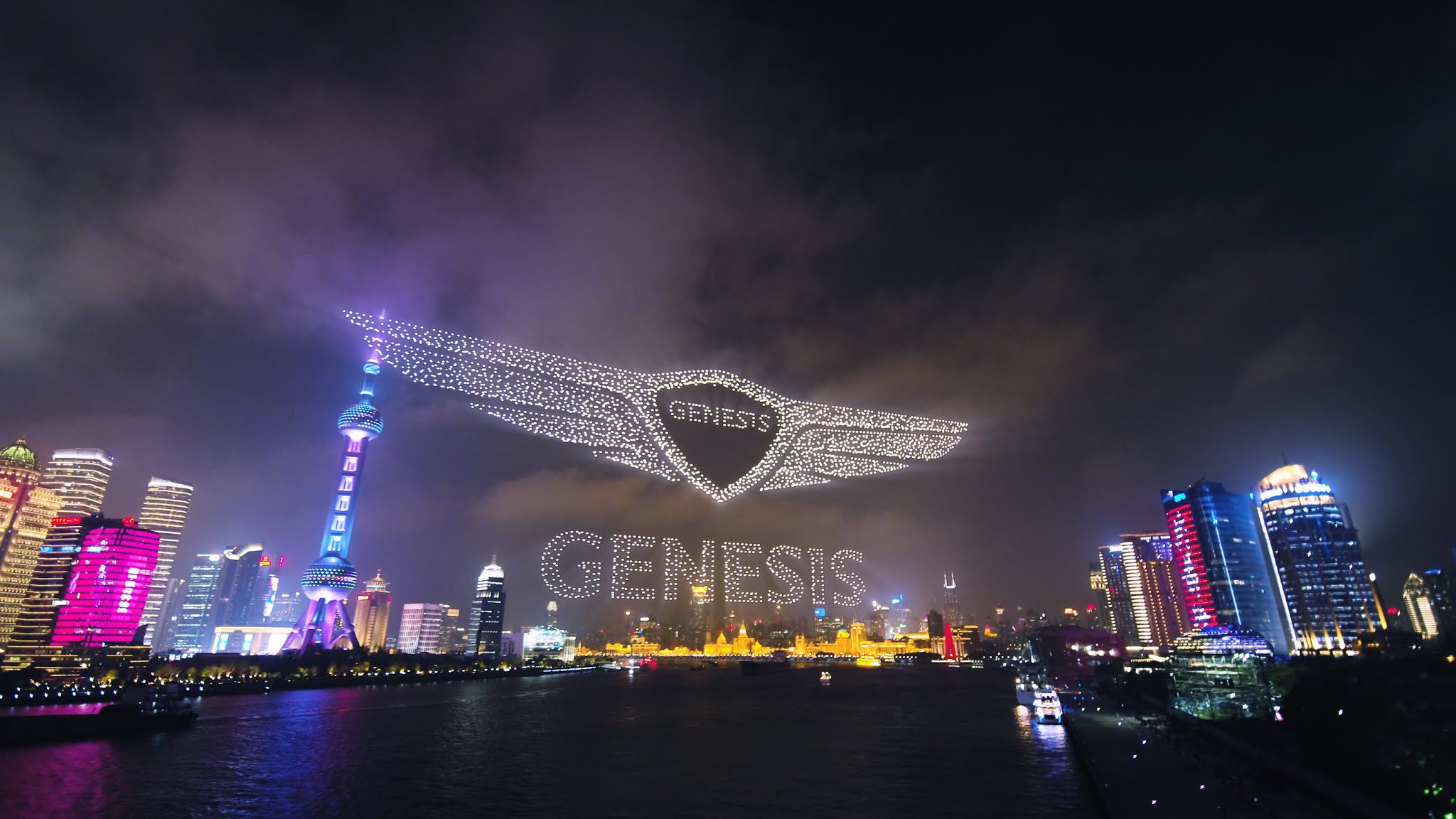 Genesis enters Chinese market with stunning drone show