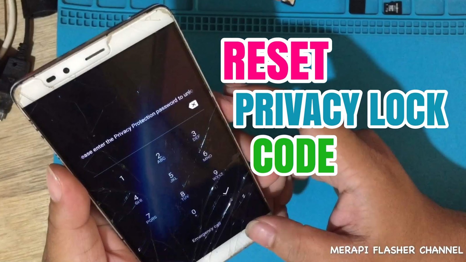 Cara Unlock Privacy Lock Code Infinix X600 LTE With CM2 Dongle Merapi