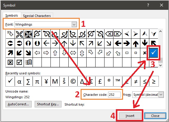 Cara Membuat Tanda Ceklis Di Excel